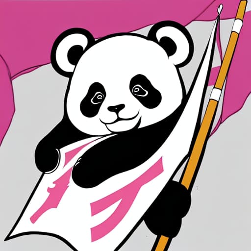  Panda with SVG banner