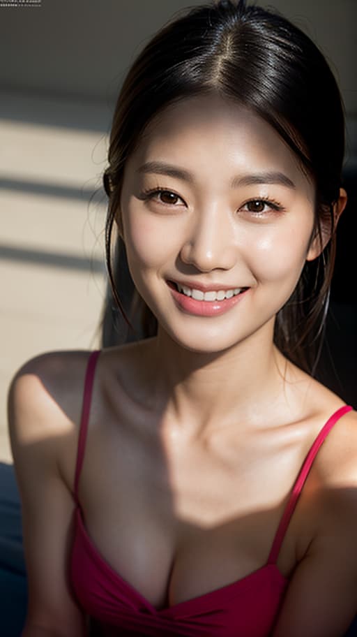  Best quality, masterpiece, ultra high res, (photorealistic:1.4), raw photo, (detail face:1.3), (realistic skin), deep shadow, dramatic lighting, cute, black hair, hair accessory, , innocent, face, clear skin, lovely smile, squinty eyes, deep shadow, dramatic lighting, portrait, portrait size, unedited, symmetrical balance