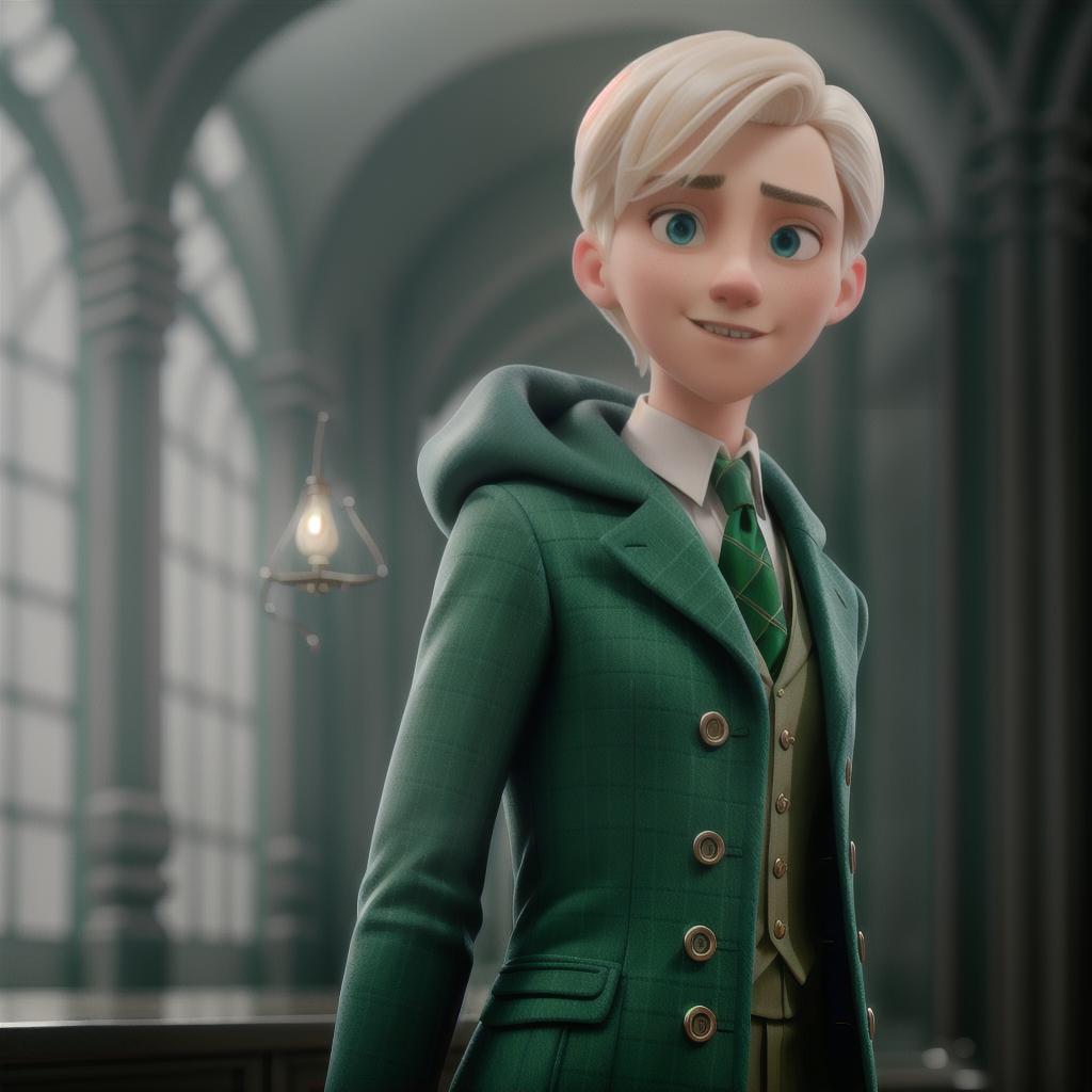  Draco malfoy hyperrealistic, full body, detailed clothing, highly detailed, cinematic lighting, stunningly beautiful, intricate, sharp focus, f/1. 8, 85mm, (centered image composition), (professionally color graded), ((bright soft diffused light)), volumetric fog, trending on instagram, trending on tumblr, HDR 4K, 8K