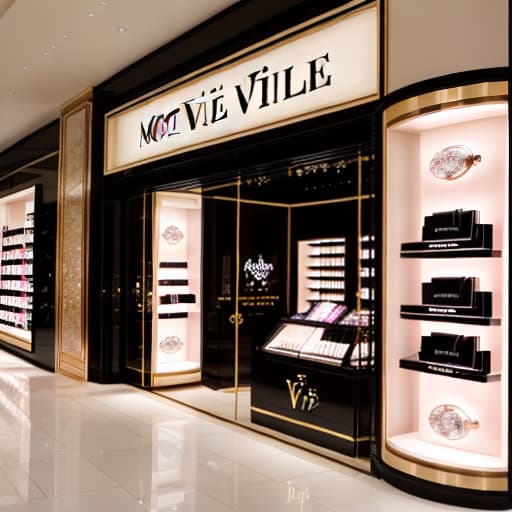  la vie the logo of the most successful store of expensive perfumes, watches and luxury goods