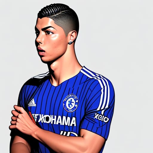  Ronaldo in a Chelsea kit