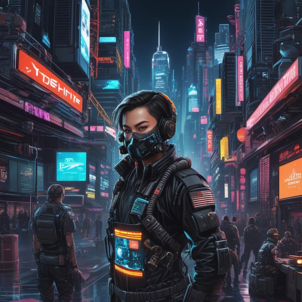  , cyberpunk style