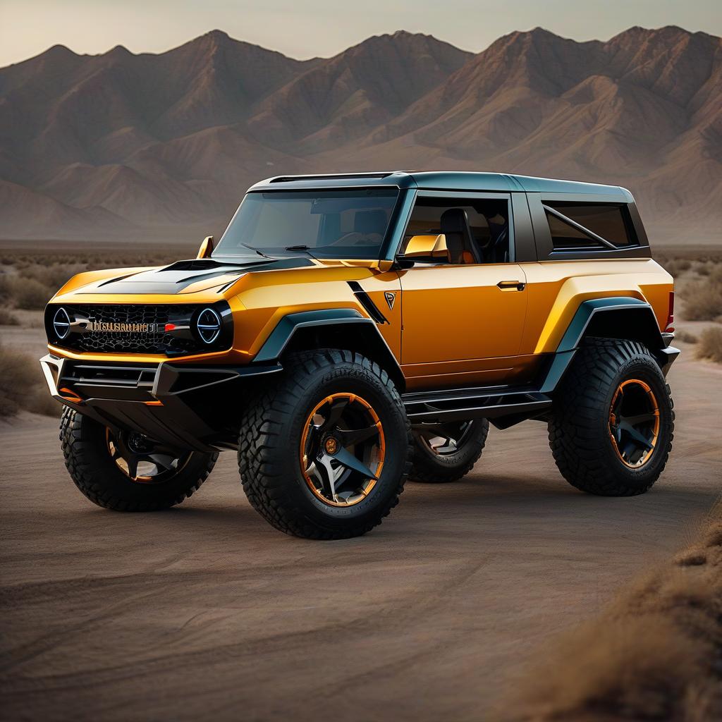  брутальный lamborghini ford bronco