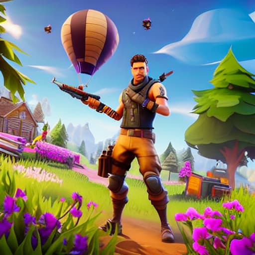  fortnite hyperrealistic, full body, detailed clothing, highly detailed, cinematic lighting, stunningly beautiful, intricate, sharp focus, f/1. 8, 85mm, (centered image composition), (professionally color graded), ((bright soft diffused light)), volumetric fog, trending on instagram, trending on tumblr, HDR 4K, 8K