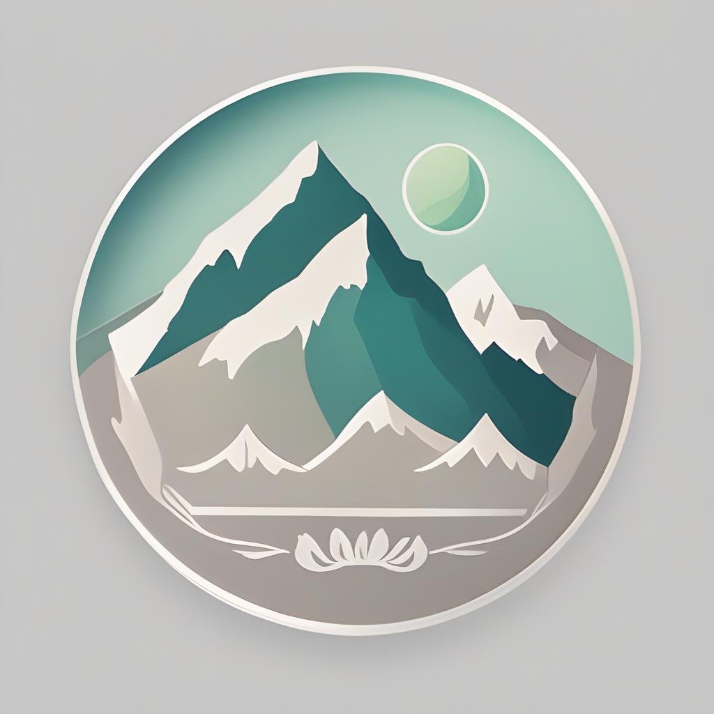  app icon of 1. **Design Elements**: - **Mountain Bliss**: A simple mountain peak design with flowing, smooth lines that evoke a calming, natural feel. - **NatureSphere**: A circular, orb-like shape with a subtle leaf or nature element intertwined to reflect natural ingredients and harmony. 2. **Colors**: - **For Dark Backgrounds**: Use white or light grey for the main elements of the logo so it stands out against the dark background. - **For Light Backgrounds**: Use natural tones such as green, blue, or grey that convey tranquility and nature. 3. **Font**: - A clean, modern sans-serif font for both logos. Keep it simple and legible for easy use on both digital and print materials. - For **Mountain Bliss**, use soft tones