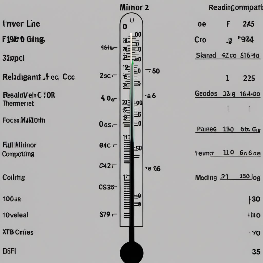  A Celsius thermometer with major lines at each degree (0°C, 1°C, 2°C, etc.) and 10 minor lines in between each major line representing 0.1°C increments. The following specific examples: 1. Mercury level between 24°C and 25°C at the 7th minor line past the 24°C mark for a reading of 24.7°C. 2. Mercury level between 38°C and 39°C at the 3rd minor line past the 38°C mark for a reading of 38.3°C. Display the thermometer scale, highlighting the readings to illustrate the examples. hyperrealistic, full body, detailed clothing, highly detailed, cinematic lighting, stunningly beautiful, intricate, sharp focus, f/1. 8, 85mm, (centered image composition), (professionally color graded), ((bright soft diffused light)), volumetric fog, trending on instagram, trending on tumblr, HDR 4K, 8K