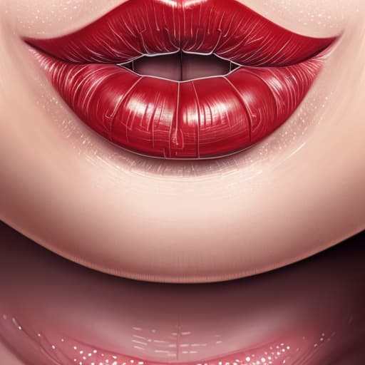  a close up of a woman's lips with a red lipstick, realistic illustrative painting, highly detailed digital painting, realistic detailed painting, glossy digital painting, imaginefx : : hyperrealism, by Christian W. Staudinger, detailed realistic painting, photorealistic digital painting, detailed realism painting, hyperrealistic digital painting, hyper realistic digital painting, hyperrealism painting