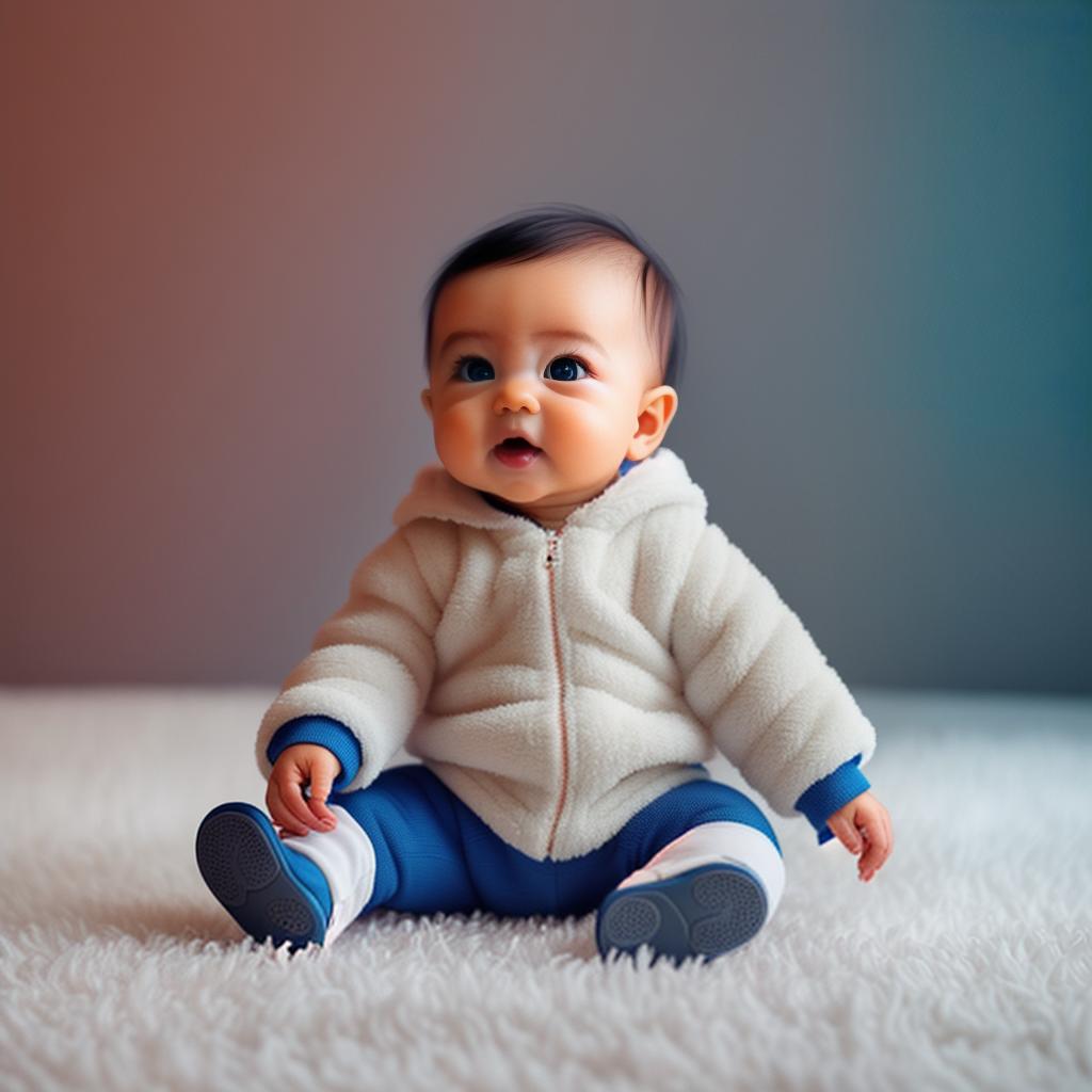  baby playing with toys hyperrealistic, full body, detailed clothing, highly detailed, cinematic lighting, stunningly beautiful, intricate, sharp focus, f/1. 8, 85mm, (centered image composition), (professionally color graded), ((bright soft diffused light)), volumetric fog, trending on instagram, trending on tumblr, HDR 4K, 8K