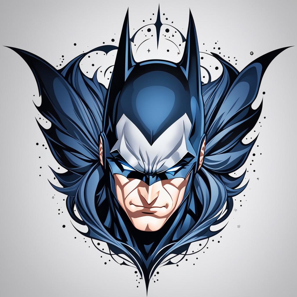  batman's ultra instinct,(tattoo), tattoo design