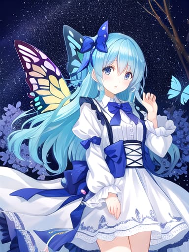  butterfly fairy, beautiful illustration, best quality