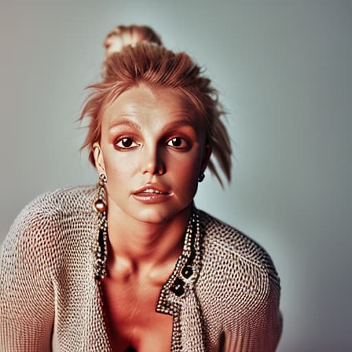 portrait+ style Britney Spears queer face