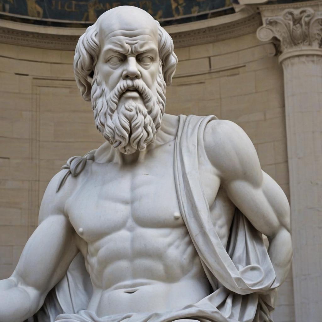  socrates statue enlightens other minds