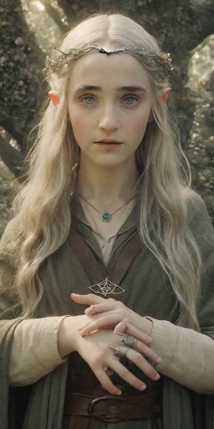  girl tolkien's universe, perfect hands