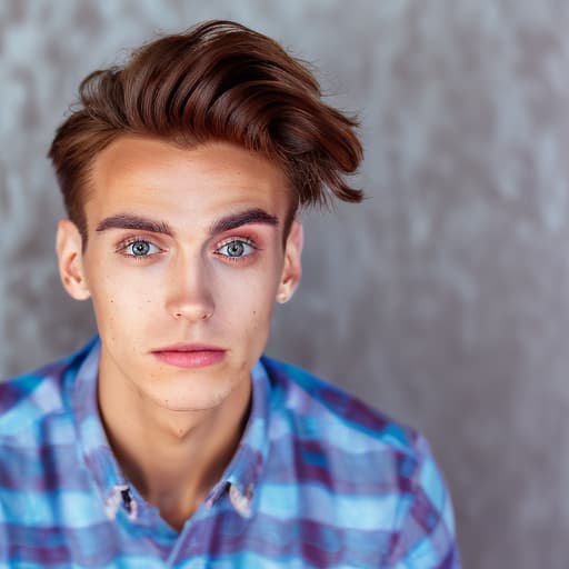 portrait+ style Joe sugg queer face