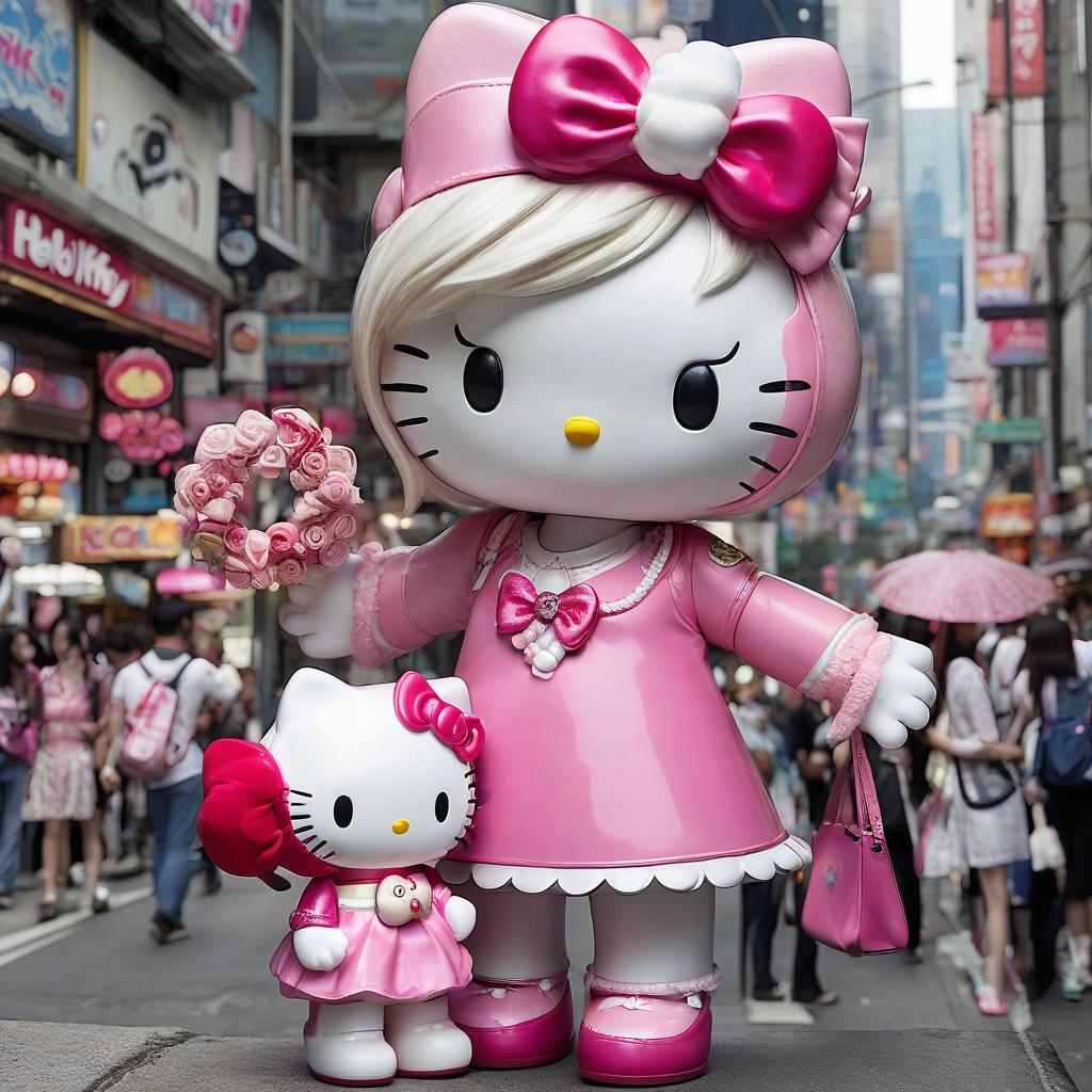  the character of hello kitty is furious