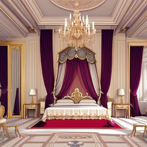  A royal room without a bed