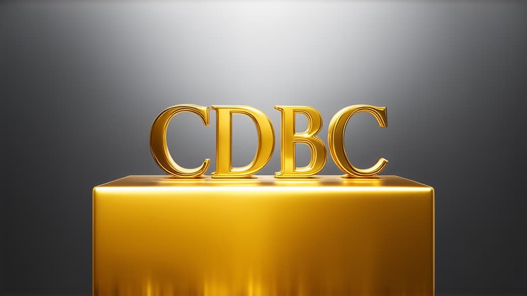  professional detailed photography, gold lettering "cdbc" on a metallic gold podium on a luminous gold background ar 16:9, (muted colors, dim colors, soothing tones), (vsco:0.3)