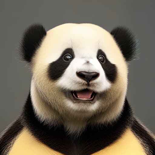 redshift style Smiling panda