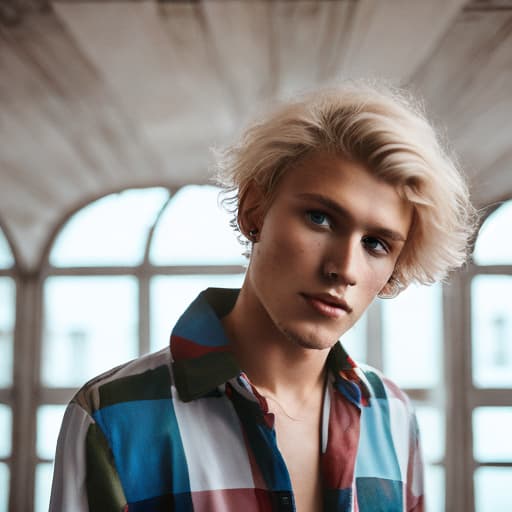 portrait+ style Czech Republic LGBT queer twink blonde hunk dude face