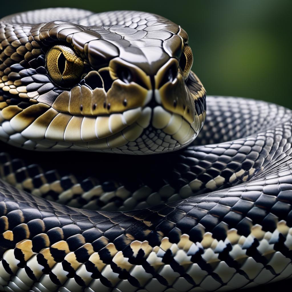  Create an image of a snake with Mike Tyson’s face morphed onto the snake face. hyperrealistic, full body, detailed clothing, highly detailed, cinematic lighting, stunningly beautiful, intricate, sharp focus, f/1. 8, 85mm, (centered image composition), (professionally color graded), ((bright soft diffused light)), volumetric fog, trending on instagram, trending on tumblr, HDR 4K, 8K