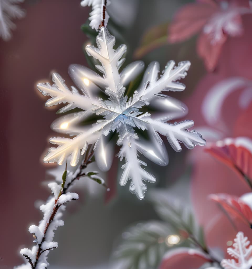  breathtaking light snow flake . award winning, professional, highly detailed, civitai