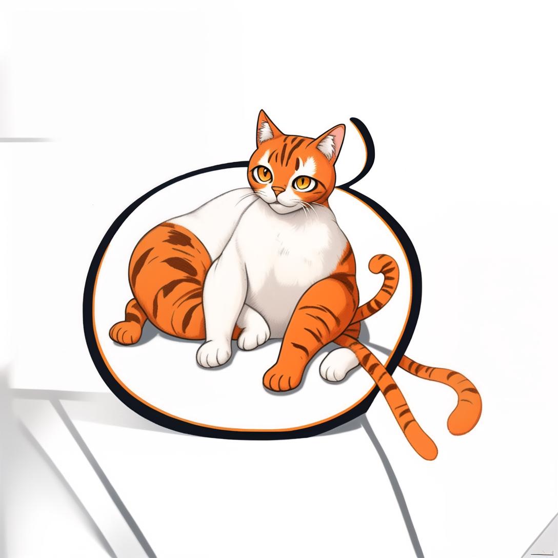  (((orange cat), award winning, professional, highly detailed, masterpiece