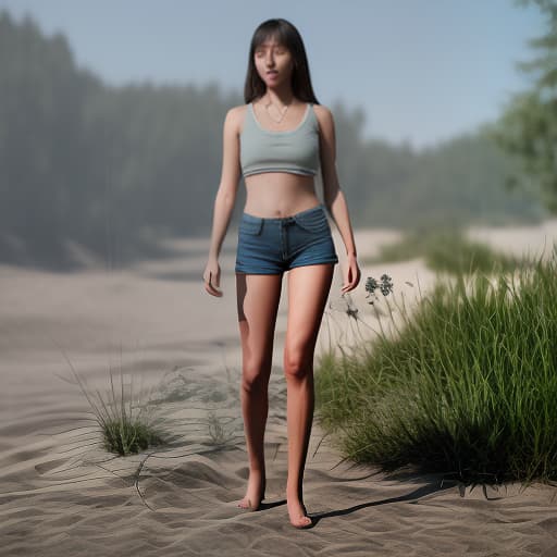 redshift style —s <Realistic>, Anjelica, full body