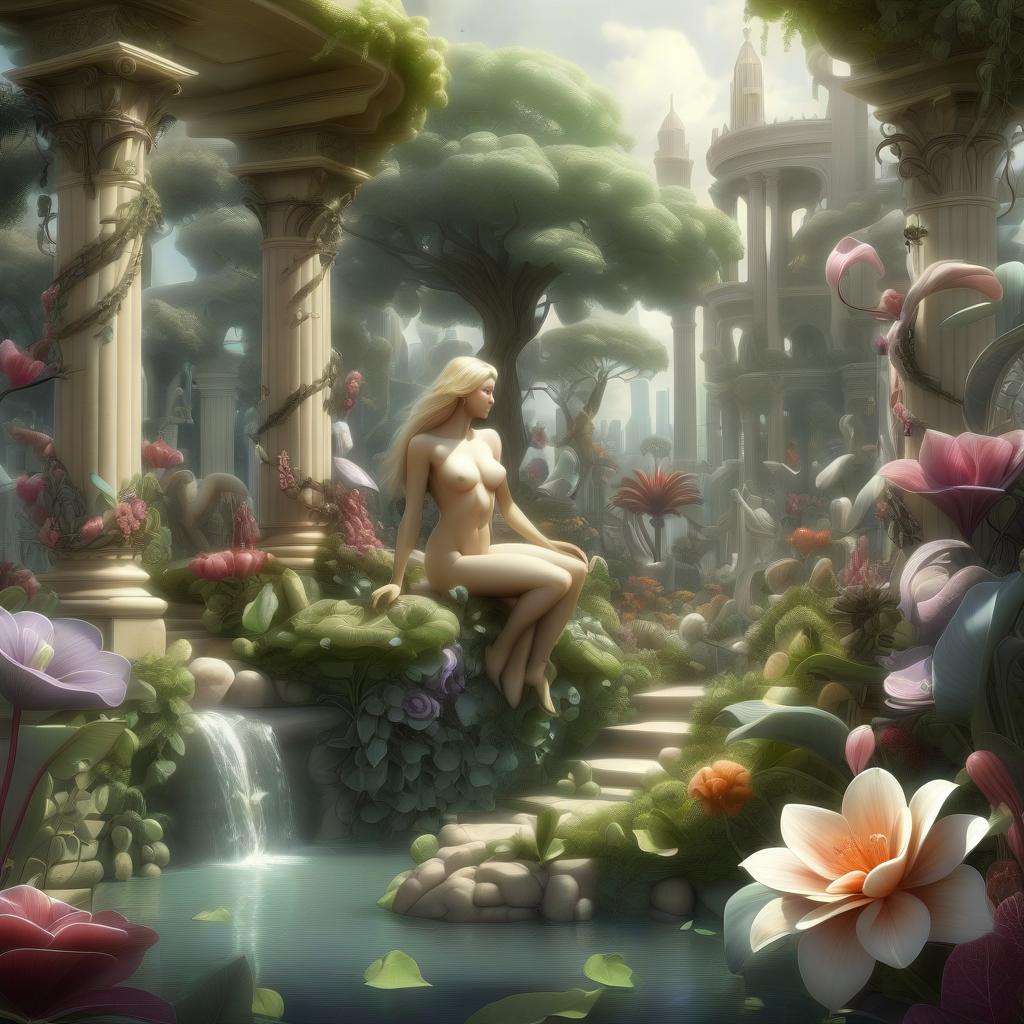  gardens of eden. fantasy