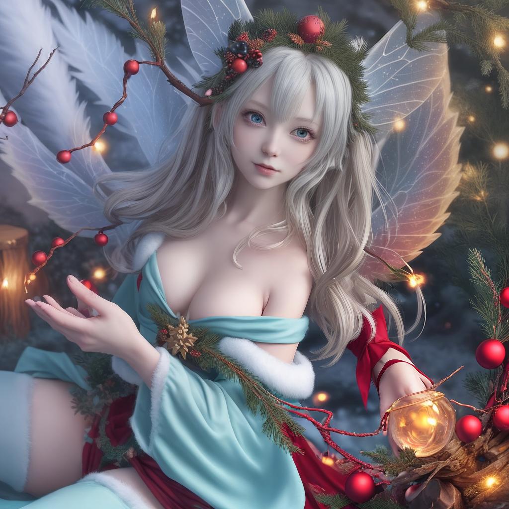  yule fairy anime style 8k