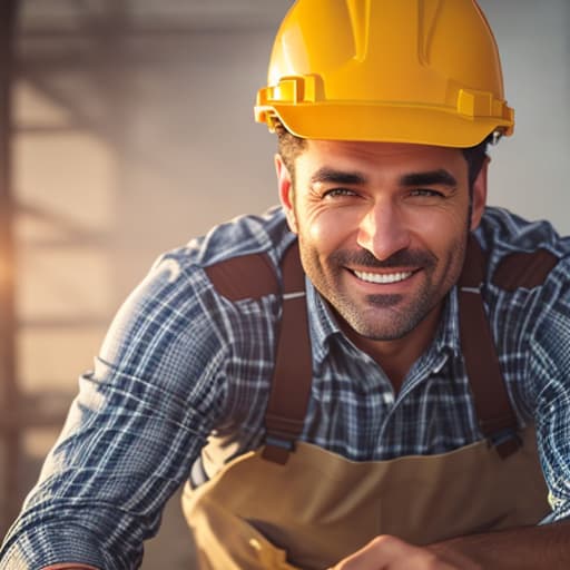  (Create an image of a happy construction workforce on the job ), photorealistic, highly detailed, 4k, high quality hyperrealistic, full body, detailed clothing, highly detailed, cinematic lighting, stunningly beautiful, intricate, sharp focus, f/1. 8, 85mm, (centered image composition), (professionally color graded), ((bright soft diffused light)), volumetric fog, trending on instagram, trending on tumblr, HDR 4K, 8K