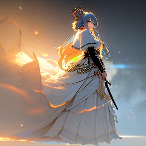  (crown), anime, highly detailed, 4k, high quality, trending on art station hyperrealistic, full body, detailed clothing, highly detailed, cinematic lighting, stunningly beautiful, intricate, sharp focus, f/1. 8, 85mm, (centered image composition), (professionally color graded), ((bright soft diffused light)), volumetric fog, trending on instagram, trending on tumblr, HDR 4K, 8K