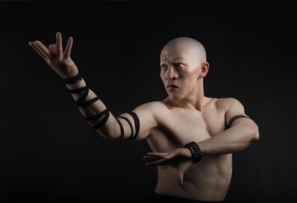  macabre style fantasy monk fighter. . dark, gothic, grim, haunting, highly detailed, perfecteyes, perfect hands