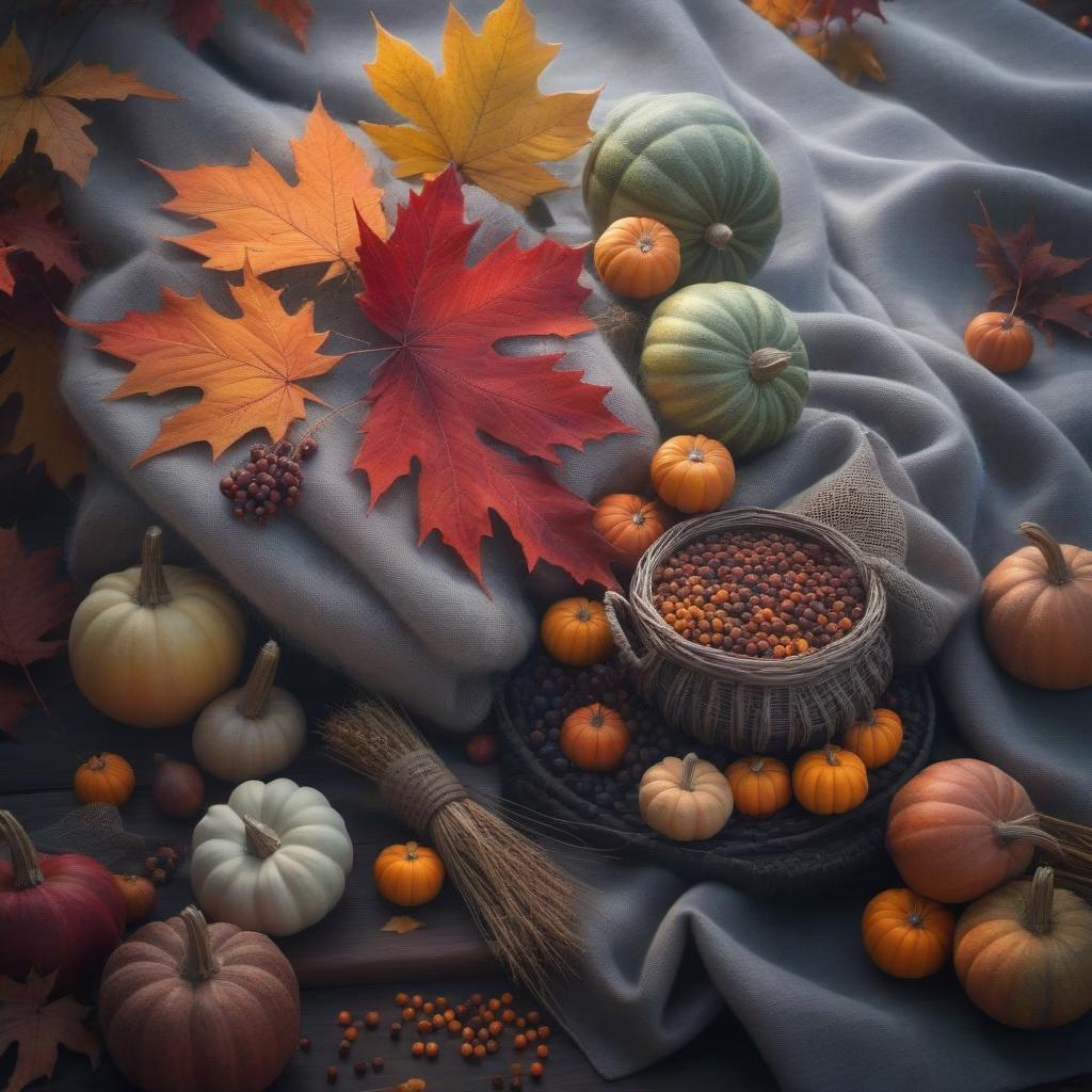  Autumn harvest hyperrealistic, full body, detailed clothing, highly detailed, cinematic lighting, stunningly beautiful, intricate, sharp focus, f/1. 8, 85mm, (centered image composition), (professionally color graded), ((bright soft diffused light)), volumetric fog, trending on instagram, trending on tumblr, HDR 4K, 8K