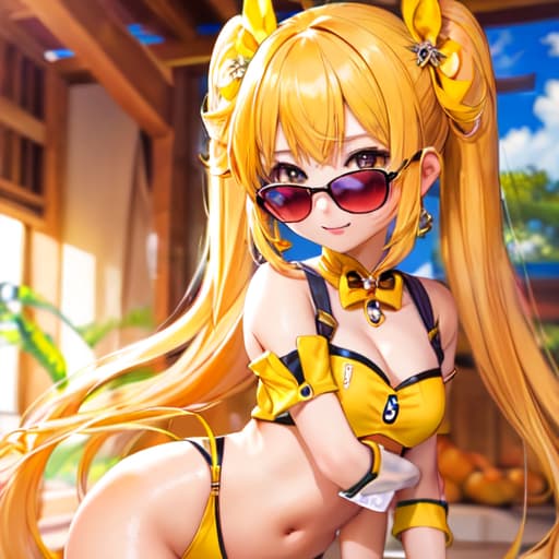  master piece , best quality,cute girl yellow