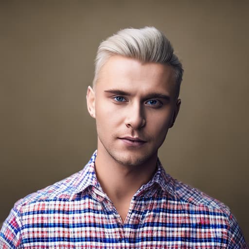 portrait+ style Russian LGBT queer TV actor blonde hunk dude face