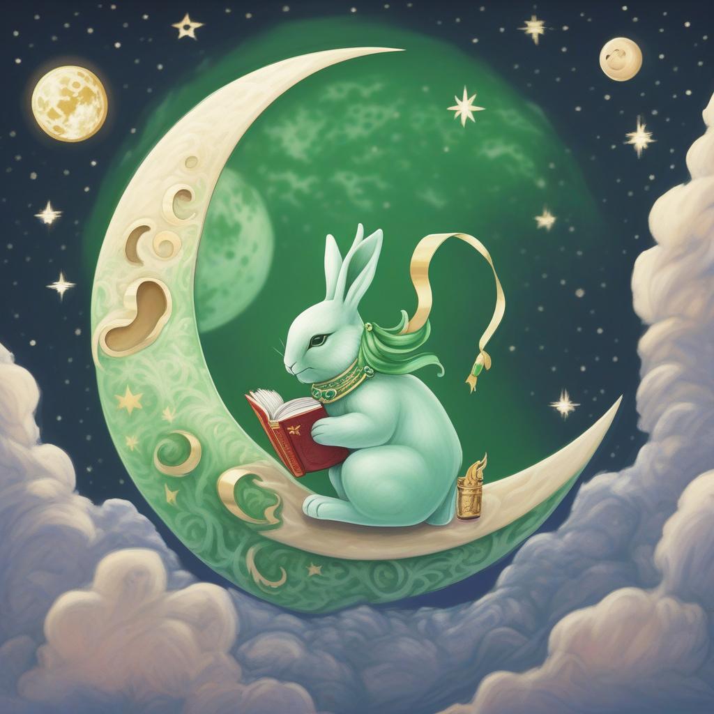  jade rabbit on the moon