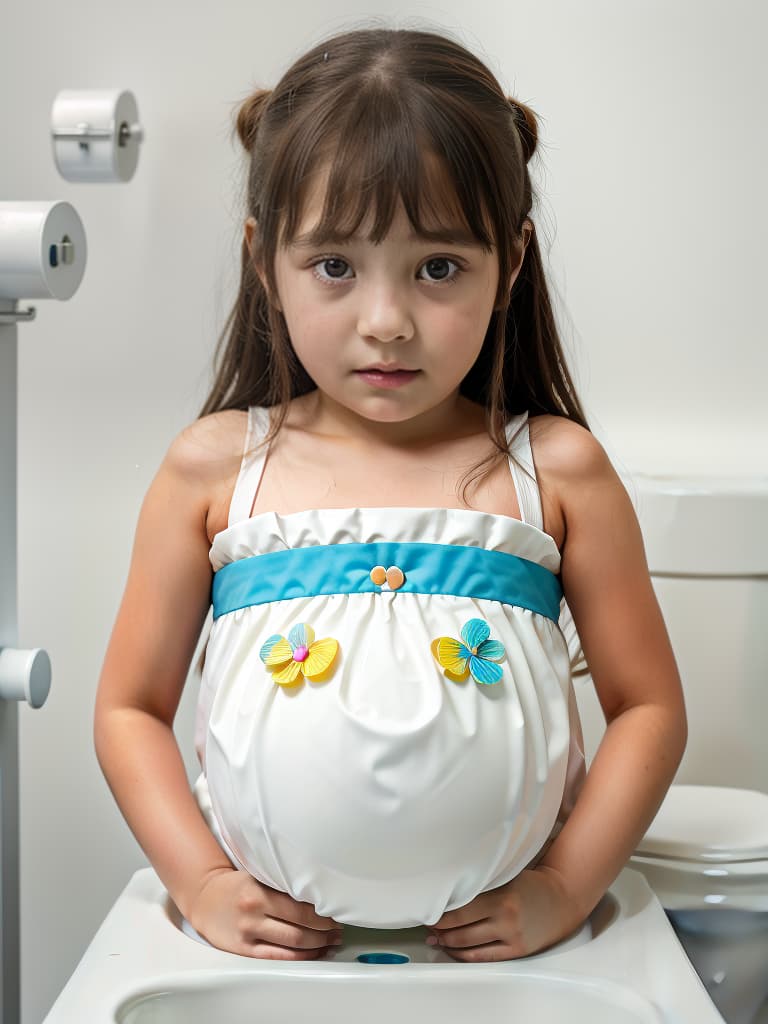  girl in poo, first grader, toilet, masterpiece, best quality,8k,ultra detailed,high resolution,an extremely delicate and beautiful,hyper detail