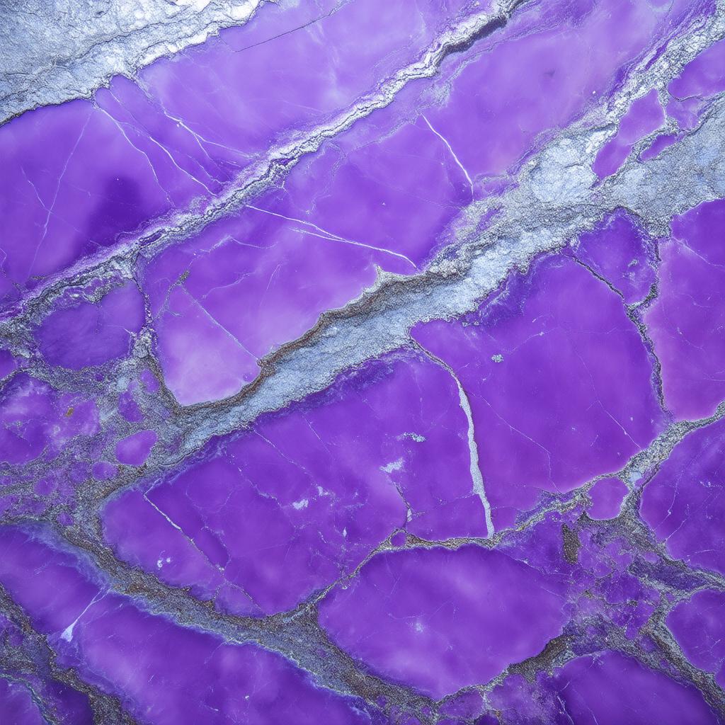  professional detailed photography, purple marble texture, silver and white veins, wallpaper, background, (muted colors, dim colors, soothing tones), (vsco:0.3)