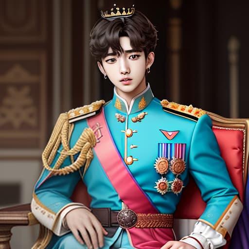  create a chonguk from bts as the crown prince of spain in the 17th century