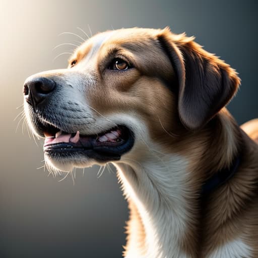  Dog hyperrealistic, full body, detailed clothing, highly detailed, cinematic lighting, stunningly beautiful, intricate, sharp focus, f/1. 8, 85mm, (centered image composition), (professionally color graded), ((bright soft diffused light)), volumetric fog, trending on instagram, trending on tumblr, HDR 4K, 8K