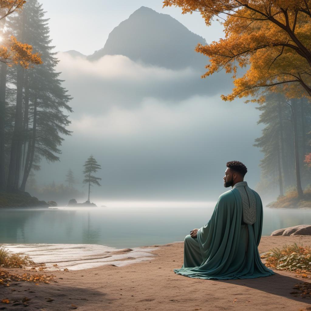  A supportive AI character in a serene, comfortable setting, listening attentively and compassionately to a user who is sharing their thoughts and feelings. The scene should convey a sense of empathy, understanding, and safety. The background is calm and inviting, maybe with soft lighting and soothing colors. hyperrealistic, full body, detailed clothing, highly detailed, cinematic lighting, stunningly beautiful, intricate, sharp focus, f/1. 8, 85mm, (centered image composition), (professionally color graded), ((bright soft diffused light)), volumetric fog, trending on instagram, trending on tumblr, HDR 4K, 8K