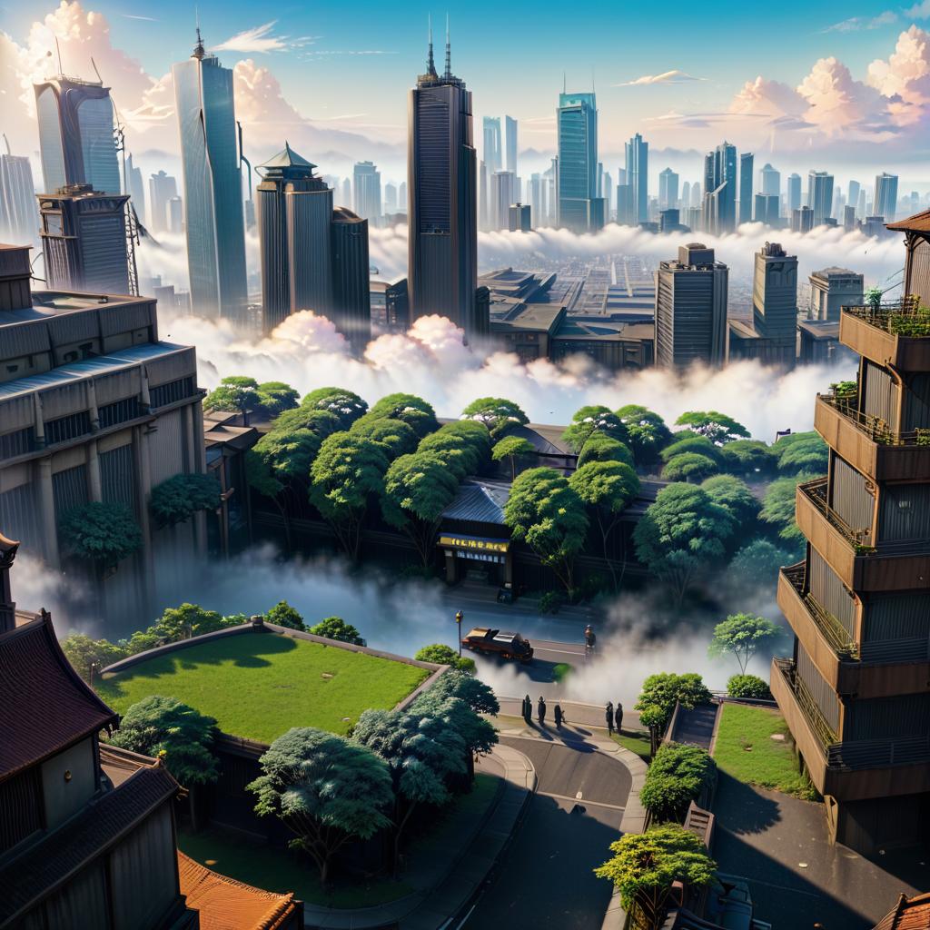  anime artwork a bird's eye view of the city . anime style, key visual, vibrant, studio anime, highly detailed, civitai hyperrealistic, full body, detailed clothing, highly detailed, cinematic lighting, stunningly beautiful, intricate, sharp focus, f/1. 8, 85mm, (centered image composition), (professionally color graded), ((bright soft diffused light)), volumetric fog, trending on instagram, trending on tumblr, HDR 4K, 8K