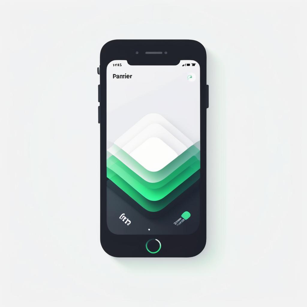  avanza app, but turn the white color to black, and the green color to lighter black , (ios style mobile app icon:1.5), logo, midjourney style, hq, hightly detailed, 4k