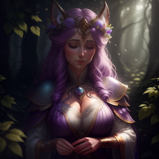  The goddess Freya, in a purple dress, shows off her tomatoes., Overland fantasy woodland map, such as a map, a font that is modern and easy to read hyperrealistic, full body, detailed clothing, highly detailed, cinematic lighting, stunningly beautiful, intricate, sharp focus, f/1. 8, 85mm, (centered image composition), (professionally color graded), ((bright soft diffused light)), volumetric fog, trending on instagram, trending on tumblr, HDR 4K, 8K