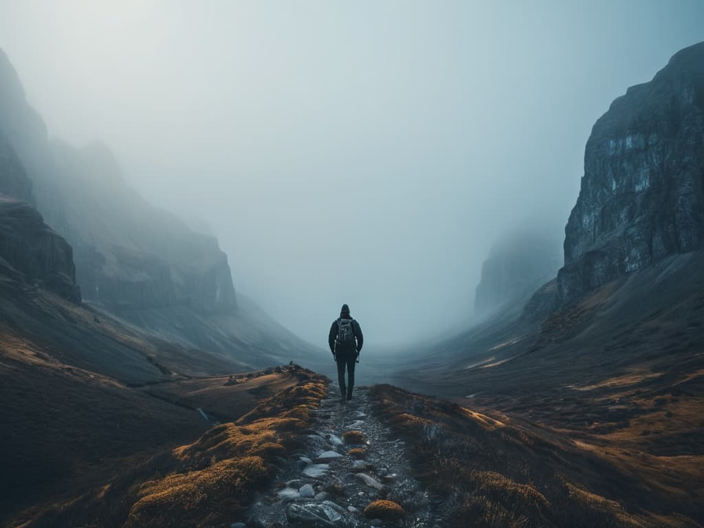   surreal landscapes  hyperrealistic, full body, detailed clothing, highly detailed, cinematic lighting, stunningly beautiful, intricate, sharp focus, f/1. 8, 85mm, (centered image composition), (professionally color graded), ((bright soft diffused light)), volumetric fog, trending on instagram, trending on tumblr, HDR 4K, 8K