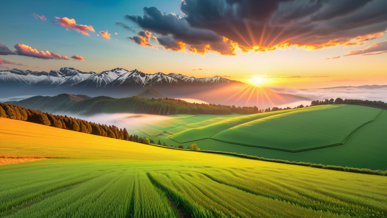  a stunning aerial view of a drone capturing vibrant landscapes, with a photographer monitoring the screen, surrounded by lush fields and mountains, showcasing the beauty and potential of drone photography. hyperrealistic, full body, detailed clothing, highly detailed, cinematic lighting, stunningly beautiful, intricate, sharp focus, f/1. 8, 85mm, (centered image composition), (professionally color graded), ((bright soft diffused light)), volumetric fog, trending on instagram, trending on tumblr, HDR 4K, 8K