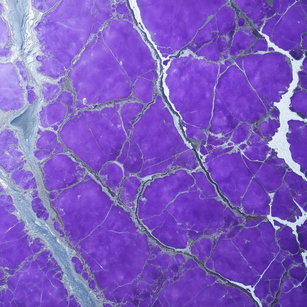  professional detailed photography, purple marble texture, silver and white veins, wallpaper, background, (muted colors, dim colors, soothing tones), (vsco:0.3)