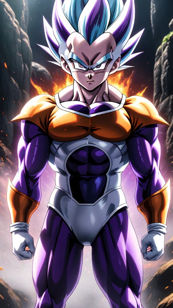  anime art: namek's core destabilizing as frieza's death ball approaches, tension rising among z fighters. hyperrealistic, full body, detailed clothing, highly detailed, cinematic lighting, stunningly beautiful, intricate, sharp focus, f/1. 8, 85mm, (centered image composition), (professionally color graded), ((bright soft diffused light)), volumetric fog, trending on instagram, trending on tumblr, HDR 4K, 8K