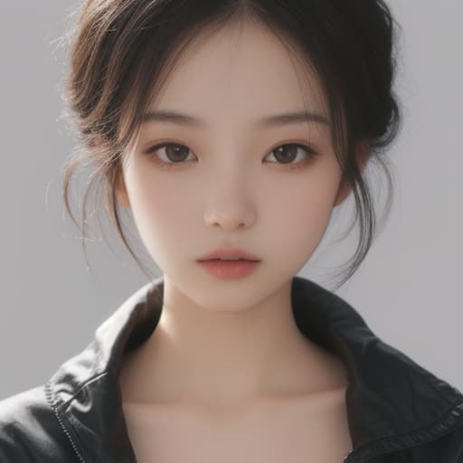  girl, best quality, solo, headshot, simple background