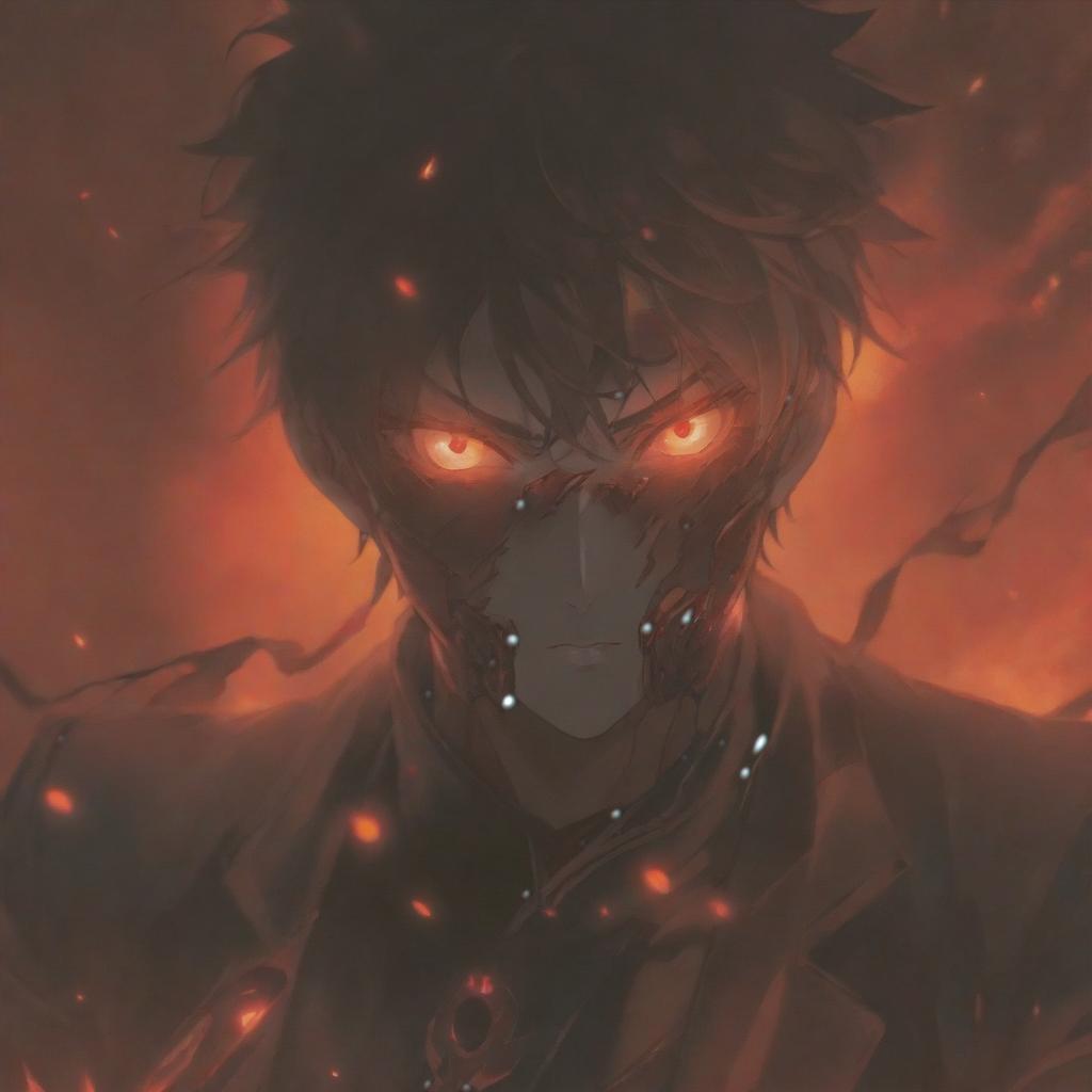  anime artwork a close up of a person with glowing eyes, screenshot from guro anime, artwork in the style of guweiz, dynamic dramatic lighting, holes in a religious man, shin megami, agony, by ryūsei kishida, guts, calico, menacingly . anime style, key visual, vibrant, studio anime, highly detailed hyperrealistic, full body, detailed clothing, highly detailed, cinematic lighting, stunningly beautiful, intricate, sharp focus, f/1. 8, 85mm, (centered image composition), (professionally color graded), ((bright soft diffused light)), volumetric fog, trending on instagram, trending on tumblr, HDR 4K, 8K